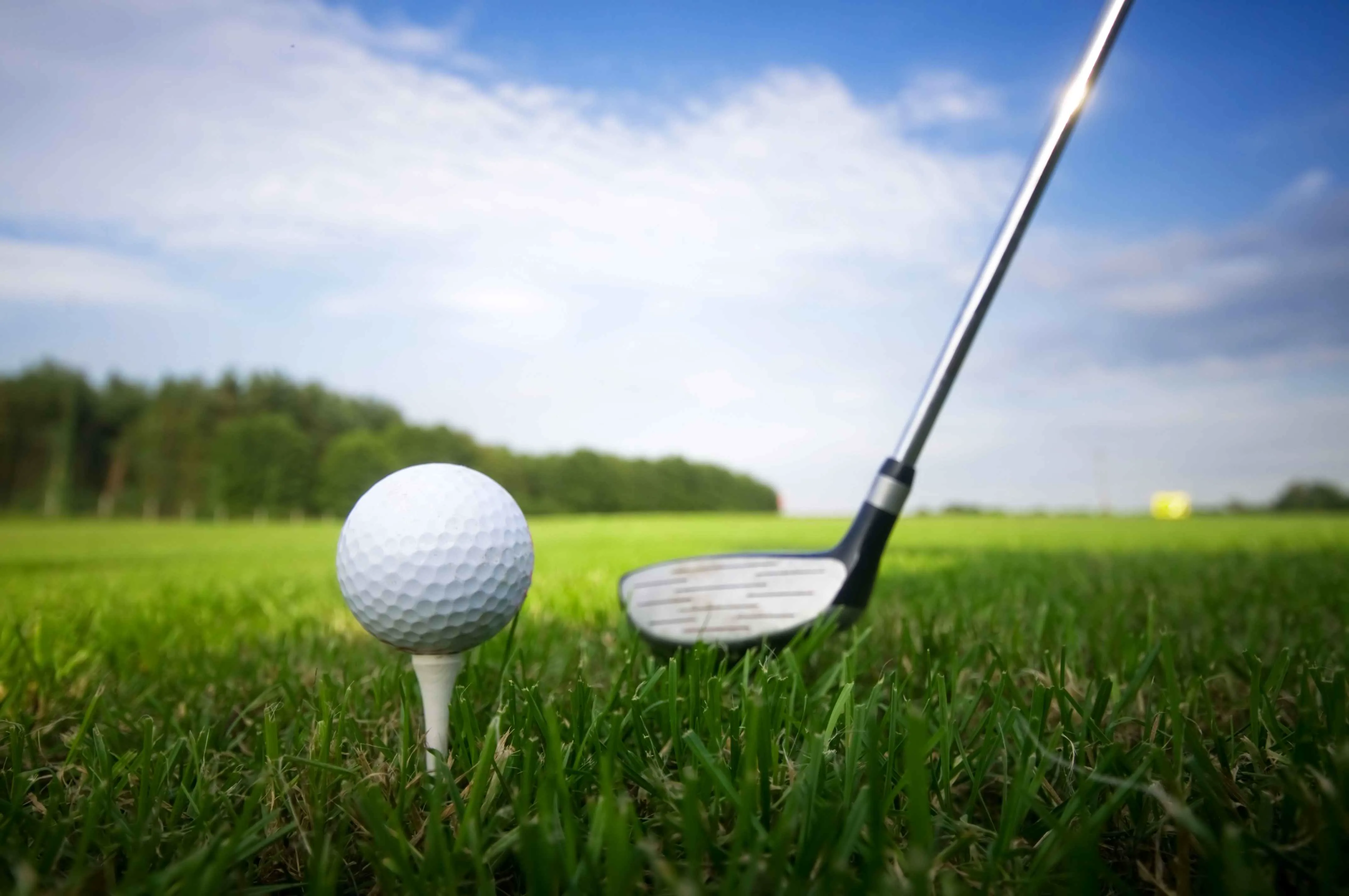 golfing
